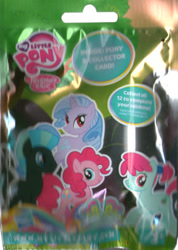 Size: 354x497 | Tagged: safe, pinkie pie, earth pony, pony, blind bag, fruit pack, lilac hearts, official, ruby splash, thunderclap, toy