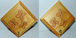 Size: 4000x2000 | Tagged: safe, artist:rekibob, fluttershy, craft, cutie mark, no pony, pyrography