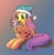 Size: 582x600 | Tagged: safe, artist:dfectivedvice, artist:firebird145, fluttershy, cat, pegasus, pony, hat