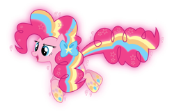 Size: 2322x1499 | Tagged: safe, artist:xebck, pinkie pie, earth pony, pony, rainbow power, simple background, solo, transparent background, vector