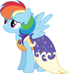 Size: 3041x3244 | Tagged: safe, artist:infinitewarlock, derpibooru import, rainbow dash, pegasus, pony, clothes, dress, gala dress, simple background, solo, transparent background, vector