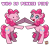 Size: 600x550 | Tagged: safe, artist:norang94, pinkie pie, earth pony, pony, ditto, pokémon, self ponidox, simple background, transparent background