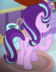 Size: 370x474 | Tagged: safe, screencap, starlight glimmer, pony, unicorn, a horse shoe-in, cropped, female, mare, solo