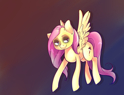 Size: 1024x791 | Tagged: safe, fluttershy, pegasus, pony, .mov, female, mare, shed.mov