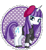 Size: 1249x1369 | Tagged: safe, artist:haruliina, rarity, pony, unicorn, beatnik rarity, beret, clothes, hat, solo