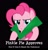 Size: 873x915 | Tagged: artist needed, source needed, safe, pinkie pie, earth pony, pony, check, seal of approval