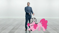 Size: 915x515 | Tagged: safe, screencap, pinkie pie, earth pony, pony, john oliver, last week tonight, photoshop