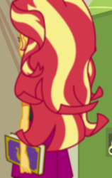 Size: 682x1078 | Tagged: safe, screencap, sunset shimmer, better together, equestria girls, forgotten friendship, cropped, solo