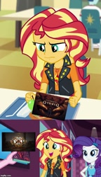 Size: 500x866 | Tagged: safe, edit, edited screencap, screencap, sunset shimmer, a fine line, better together, equestria girls, forgotten friendship, diablo immortal, geode of empathy, geode of shielding, magical geodes, path of exile, tirek's revenge