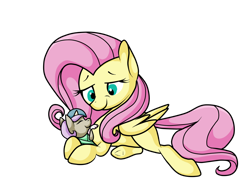 Size: 1600x1200 | Tagged: safe, artist:uunicornicc, fluttershy, oc, oc:maledic, hybrid, pegasus, pony, fluttermom, interspecies offspring, missing cutie mark, offspring, parent:discord, parent:princess celestia, parents:dislestia, simple background, transparent background