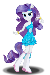 Size: 1792x2664 | Tagged: safe, artist:deannaphantom13, rarity, equestria girls, simple background, sleeveless, solo, transparent background