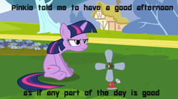 Size: 1054x591 | Tagged: safe, derpibooru import, twilight sparkle, caption, grumpy twilight, solo