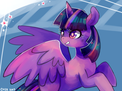 Size: 1280x960 | Tagged: safe, artist:cherivinca, derpibooru import, twilight sparkle, twilight sparkle (alicorn), alicorn, pony, female, mare, solo