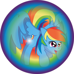 Size: 2500x2500 | Tagged: safe, artist:big-mac-a-brony, derpibooru import, rainbow dash, pegasus, pony, happy, solo