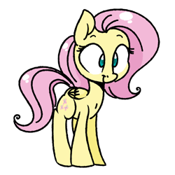 Size: 1024x1024 | Tagged: safe, artist:tokipeach, fluttershy, pegasus, pony, simple background, solo, transparent background