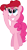 Size: 5000x9373 | Tagged: safe, artist:plsim, pinkie pie, earth pony, pony, absurd resolution, beret, fourth wall, simple background, solo, transparent background, vector