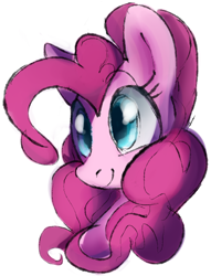 Size: 440x575 | Tagged: safe, artist:dotkwa, pinkie pie, earth pony, pony, female, mare, pink coat, pink mane, pixiv, solo