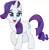 Size: 5887x6000 | Tagged: safe, artist:slb94, rarity, pony, unicorn, absurd resolution, bedroom eyes, open mouth, raised hoof, simple background, transparent background, vector