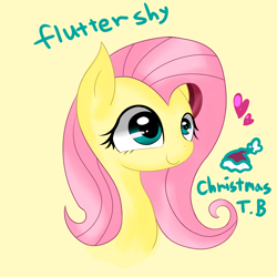 Size: 3000x3000 | Tagged: safe, artist:korchristmas, fluttershy, pegasus, pony, female, mare, pink mane, solo, yellow coat