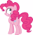 Size: 3307x3545 | Tagged: safe, artist:porygon2z, pinkie pie, earth pony, pony, looking back, plot, scared, simple background, solo, transparent background, vector