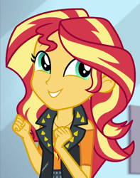 Size: 850x1080 | Tagged: safe, screencap, sunset shimmer, a fine line, better together, equestria girls, cropped, solo