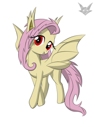 Size: 2448x3264 | Tagged: safe, artist:white mist, fluttershy, bats!, flutterbat, solo