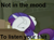 Size: 290x215 | Tagged: safe, screencap, rarity, pony, unicorn, the saddle row review, floppy ears, image macro, meme, solo, vulgar