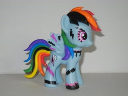 Size: 4000x3000 | Tagged: safe, artist:silverband7, derpibooru import, rainbow dash, brushable, custom, irl, photo, ponymania, solo, toy