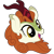 Size: 1067x1067 | Tagged: safe, artist:bigshot232, autumn blaze, kirin, sounds of silence, .svg available, artist, badge, cute, derpibooru, derpibooru badge, meta, simple background, site badge, solo, svg, transparent background, vector