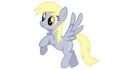 Size: 800x450 | Tagged: safe, derpy hooves, pegasus, pony, female, mare, postybirb, simple background, solo, test, underp