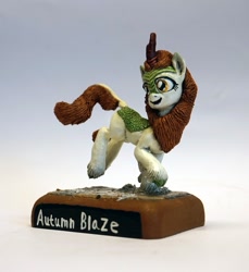 Size: 707x773 | Tagged: safe, artist:ubrosis, autumn blaze, kirin, sounds of silence, craft, female, mare, sculpture, solo