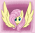 Size: 1915x1833 | Tagged: safe, artist:notenoughapples, fluttershy, pegasus, pony, female, mare, pink mane, solo, yellow coat