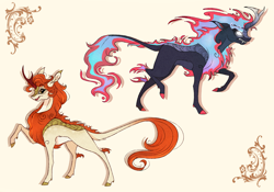 Size: 3297x2305 | Tagged: safe, artist:marbola, autumn blaze, kirin, nirik, sounds of silence, female, smiling