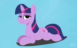 Size: 800x500 | Tagged: safe, artist:kingcobra50, derpibooru import, twilight sparkle, smug, smuglight sparkle, solo