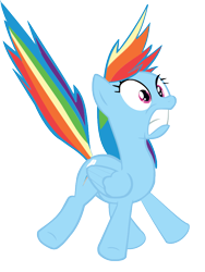 Size: 688x914 | Tagged: safe, derpibooru import, rainbow dash, pegasus, pony, female, mare, scared, simple background, solo, transparent background