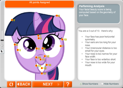 Size: 664x472 | Tagged: safe, derpibooru import, twilight sparkle, anaface, filly, looking at you, solo