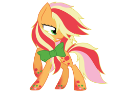 Size: 1600x1200 | Tagged: safe, artist:thelyuba1211, applejack, earth pony, pony, rainbow power, simple background, solo, transparent background