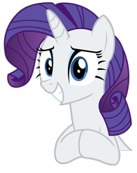Size: 2238x2819 | Tagged: safe, artist:sketchmcreations, rarity, pony, unicorn, the saddle row review, cute, grin, inkscape, nervous, simple background, smiling, solo, squee, transparent background, vector