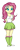 Size: 802x2045 | Tagged: safe, artist:luckycat99, fluttershy, equestria girls, clothes, female, pink hair, solo, yellow skin