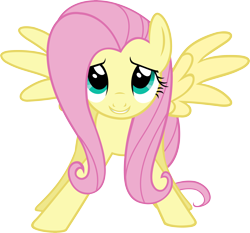 Size: 6000x5585 | Tagged: safe, artist:slb94, fluttershy, pegasus, pony, absurd resolution, simple background, solo, transparent background, vector