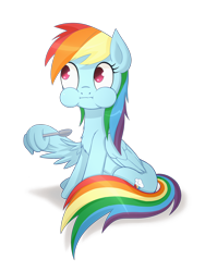 Size: 900x1200 | Tagged: safe, artist:zetamad, derpibooru import, rainbow dash, pegasus, pony, best gift ever, cute, dashabetes, eating, female, mare, simple background, solo, spoon, transparent background, wing hands, wing hold