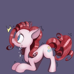 Size: 3000x3000 | Tagged: safe, artist:unousaya, pinkie pie, earth pony, pony, blushing, crying, pixiv, solo