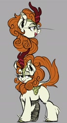 Size: 1036x1890 | Tagged: safe, artist:slimewiz, autumn blaze, kirin, pony, sounds of silence, female, sketch, tongue out