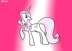 Size: 2000x1400 | Tagged: safe, artist:mofetafrombrooklyn, derpibooru import, fleur-de-lis, pony, unicorn, solo