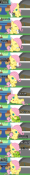 Size: 1120x6300 | Tagged: safe, artist:beavernator, fluttershy, hybrid, mouse, pegasus, pony, turtle, all glory to the beaver grenadier, baby, baby pony, babyshy, beavernator is trying to murder us, clone, comic, cute, diabetes, diaper, self ponidox, shyabetes