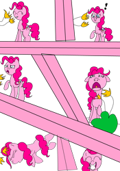 Size: 2810x4021 | Tagged: safe, artist:daisymeadows, pinkie pie, earth pony, pony, allergies, fetish, flower, simple background, sneezing, sneezing fetish, transparent background