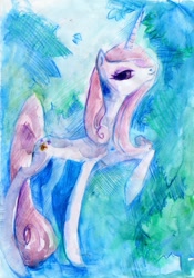 Size: 1144x1634 | Tagged: safe, artist:my-magic-dream, derpibooru import, fleur-de-lis, solo, traditional art