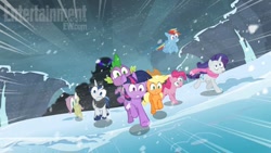 Size: 510x287 | Tagged: safe, derpibooru import, edit, edited screencap, screencap, king sombra, pony, umbrum, the crystal empire, spoiler:s03, googly eyes, running away