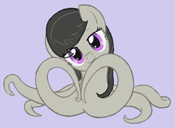 Size: 1021x750 | Tagged: safe, artist:arrkhal, derpibooru import, octavia melody, earth pony, monster pony, octopony, octopus, original species, pony, bedroom eyes, cute, heart, heart shaped, octaviapus, solo, tavibetes, tentacles, wat