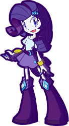 Size: 479x871 | Tagged: safe, artist:rvceric, rarity, equestria girls, clothes, nail polish, simple background, skirt, solo, transparent background